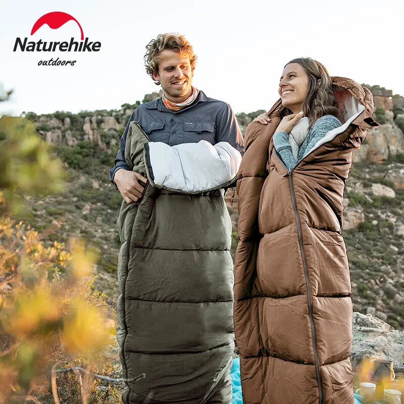 Спальний мішок Naturehike Envelope style U150 army green Фото 3